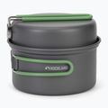 Turistinių indų rinkinys Rockland Travel Duo Anodized grey/green