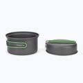 Turistinių indų rinkinys Rockland Travel Duo Anodized grey/green 2