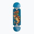 Fish Skateboards Zack Pradedančiųjų klasikinė riedlentė 8.0' mėlyna SKATE-ZAC-SIL-WHI 8