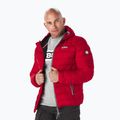 Vyriška žieminė striukė Pitbull West Coast Padded Hooded Seacoast raudona
