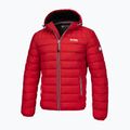 Vyriška žieminė striukė Pitbull West Coast Padded Hooded Seacoast raudona 3