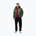 Vyriška striukė Pitbull Sherpa Hooded Bomber olive 2