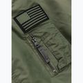 Vyriška striukė Pitbull Sherpa Hooded Bomber olive 9