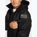 Vyriška striukė Pitbull Sherpa Hooded Bomber black 6
