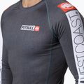 Pitbull West Coast vyriškas marškinėliai Rash L-S Hilltop grey/melange rashguard su ilgomis rankovėmis 4