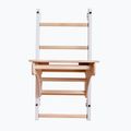 Gimnastikos kopėčios BenchK 212W+A204 white matte/oak 2