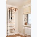 Gimnastikos kopėčios BenchK 212W+A204 white matte/oak 9