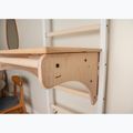 Gimnastikos kopėčios BenchK 212W+A204 white matte/oak 14