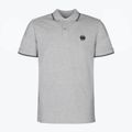 Vyriški Pitbull West Coast Polo marškinėliai Slim Stripes grey/melange