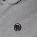 Vyriški Pitbull West Coast Polo marškinėliai Slim Stripes grey/melange 3