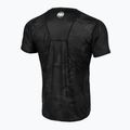 Pitbull West Coast Performance Mesh Net Camo All Black Camo juodi kamufliažiniai vyriški marškinėliai 2