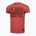 Pitbull West Coast vyriški marškinėliai Pitbull West Coast USA red