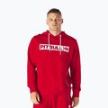 Vyriškas Pitbull West Coast Hooded Hilltop Terry Group raudonas