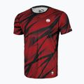 Vyriški treniruočių marškinėliai Pitbull Mesh Performance Pro Plus Dot Camo II red 4