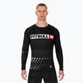 Vyriški marškinėliai ilgomis rankovėmis Pitbull Rashguard Street Dog black