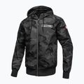 Vyriška striukė Pitbull Athletic Logo Hooded Nylon all black camo 5
