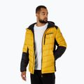 Pitbull West Coast vyriška žieminė striukė Evergold su gobtuvu Padded yellow/black 4