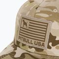 Vyriška kepuraitė su snapeliu Pitbull West Coast Mesh Full Cap Pitbull Usa Multicam arid/brown 3