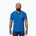 Vyriški polo marškinėliai Pitbull Polo Pique Stripes Regular royal blue
