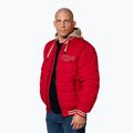 Vyriška striukė Pitbull Hidden Quilted Hooded red/beige 4