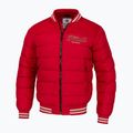 Vyriška striukė Pitbull Hidden Quilted Hooded red/beige 7