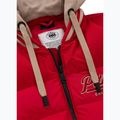 Vyriška striukė Pitbull Hidden Quilted Hooded red/beige 9
