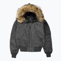 Vyriška žieminė striukė Pitbull Harvest Hooded Bomber graphite 4