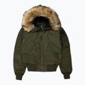 Vyriška žieminė striukė Pitbull Harvest Hooded Bomber olive 4