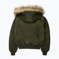 Vyriška žieminė striukė Pitbull Harvest Hooded Bomber olive 5