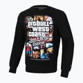 Vyriški Pitbull West Coast Crewneck džemperiai Most Wanted black