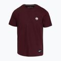 Vyriški marškinėliai Pitbull Small Logo dark burgundy 4