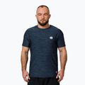 Vyriški marškinėliai Pitbull Small Logo Casual Sport navy melange