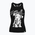 Moteriškas tank topas Pitbull Puppy black
