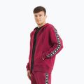 Vyriškas džemperis Pitbull Tape Nugget Hooded Zip Sweatshirt burgundy 3