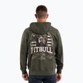 Vyriški "Pitbull Troublemaker" džemperiai su gobtuvu ir užtrauktuku senai žalia 2