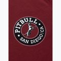Vyriški marškinėliai Pitbull San Diego CA black burgundy 6