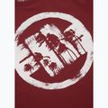 Vyriški marškinėliai Pitbull Logo Palms burgundy 7