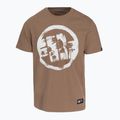 Vyriški marškinėliai Pitbull Logo Palms brown savana 4