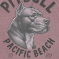 Vyriški marškinėliai Pitbull Pacyfic dusty burgundy 5