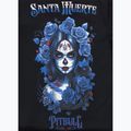 Moteriški marškinėliai Pitbull Santa Muerte Blue black 8