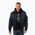 Vyriška striukė Pitbull Hacket Washed Bomber dark navy