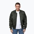 Vyriška striukė Pitbull Hacket Washed Bomber dark green