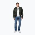 Vyriška striukė Pitbull Hacket Washed Bomber dark green 2