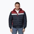 Vyriška žieminė striukė Pitbull Rubio Quilted Hooded dark navy/red