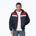 Vyriška žieminė striukė Pitbull Rubio Quilted Hooded dark navy/red 4