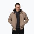 Vyriška žieminė striukė Pitbull Balboa 2 Hooded dark sand 4