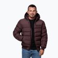 Vyriška žieminė striukė Pitbull Dillon Quilted Hooded burgundy 4