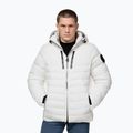 Vyriška žieminė striukė Pitbull Crestline Padded Hooded off white