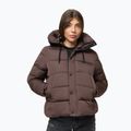 Moteriška žieminė striukė Pitbull Amalia Padded Hooded dark chocolate