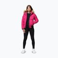 Moteriška žieminė striukė Pitbull Azalea Quilted Hooded raspberry red 2